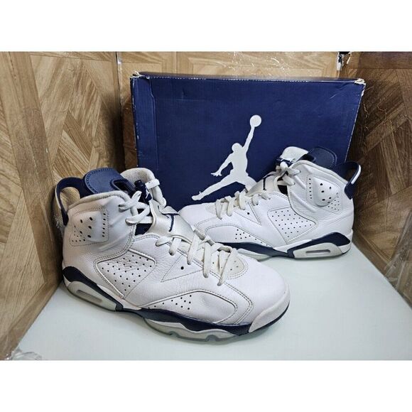 Jordan 6 Retro Midnight Navy Men's 2022 Size 9.5 - Picture 1 of 11